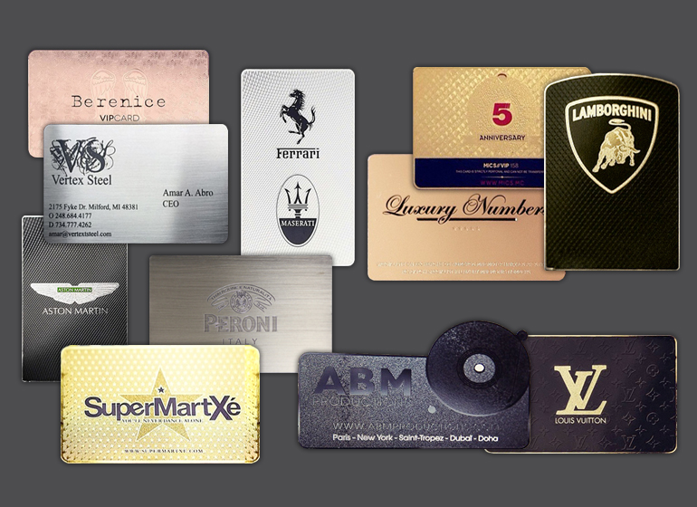 Metalux Black Metal Business Cards | Membership Cards | VIP Cards | Gift  Cards | Special Events